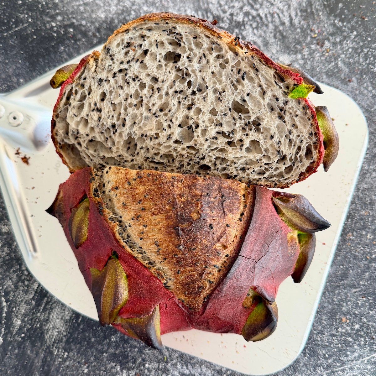 Dragon Fruit Sourdough