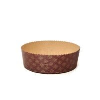 Novacart Panettone Basso Mold - M155, 12Pk