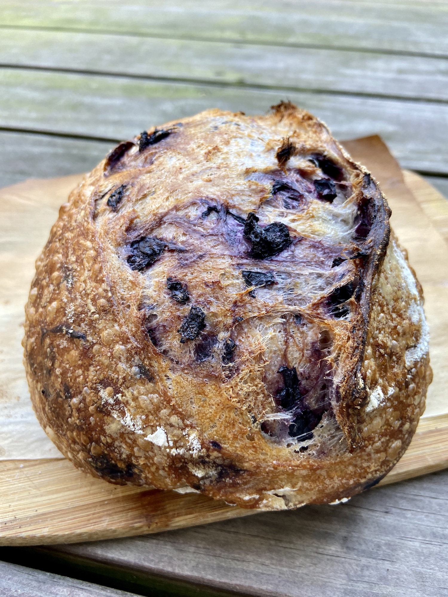 Blueberry Sourdough Loaf