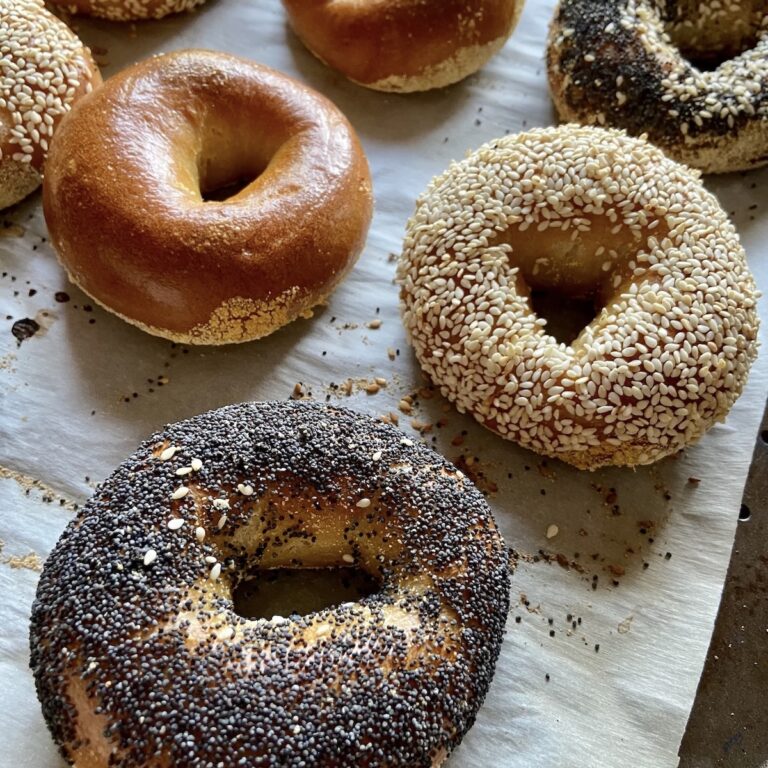 Sourdough Bagels
