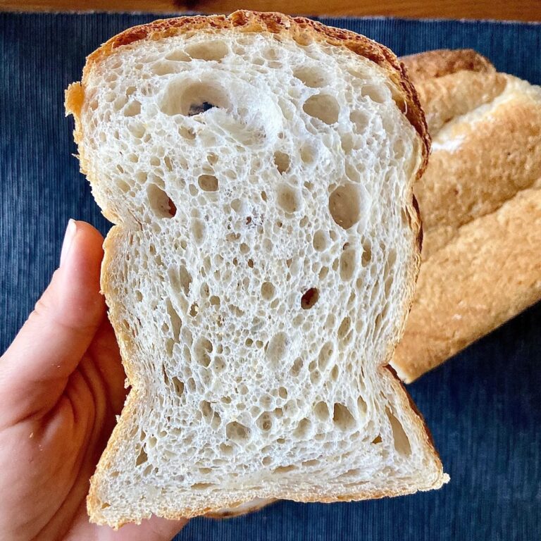 Honey Oatmeal Sourdough Sandwich Loaf