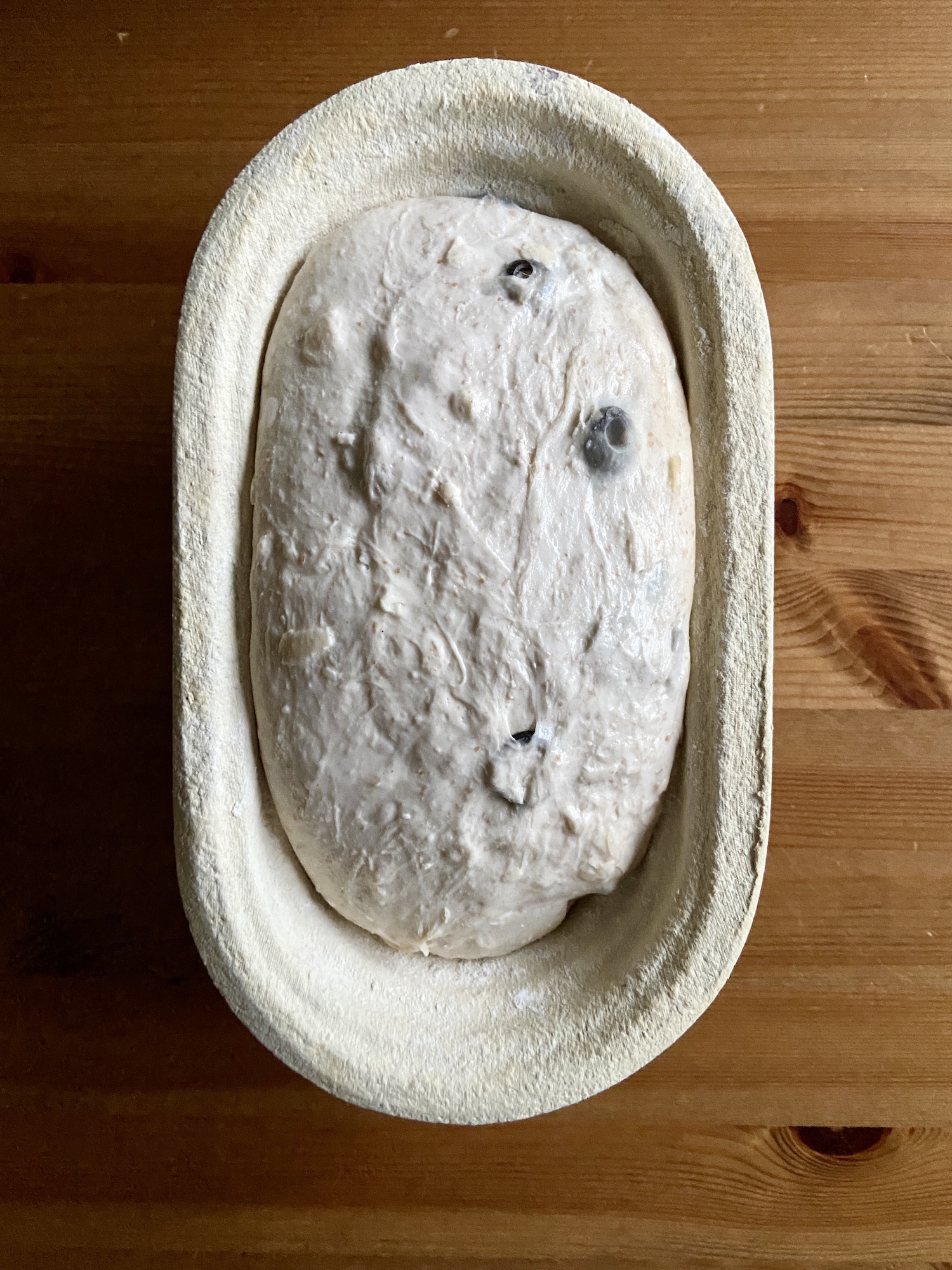 Asiago Cheese & Black Olives Sourdough - Natasha's Baking