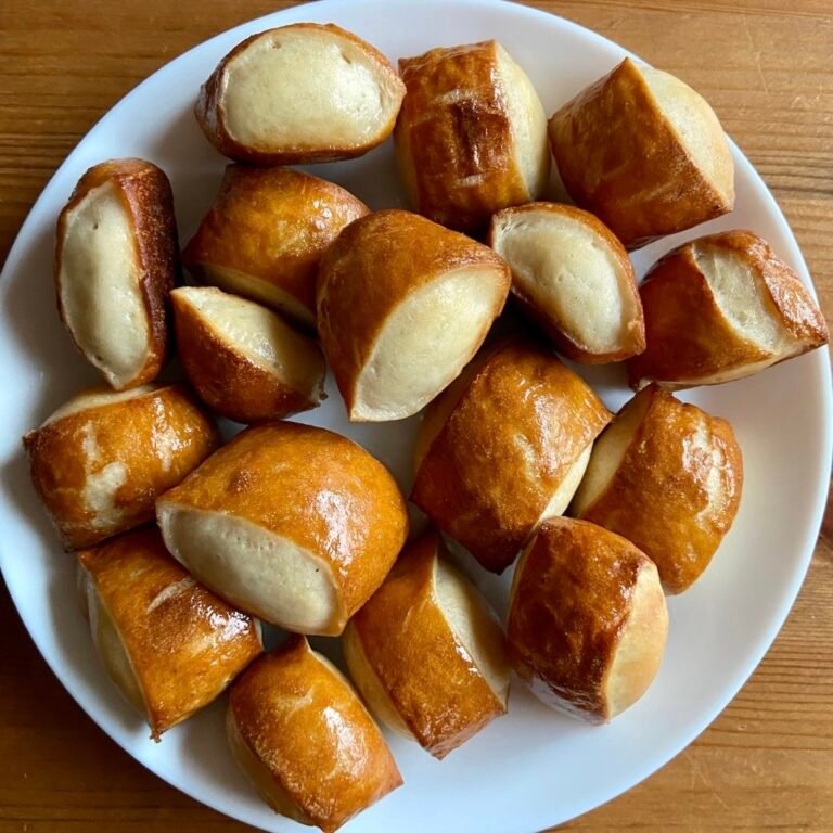 Sourdough Pretzel Bites