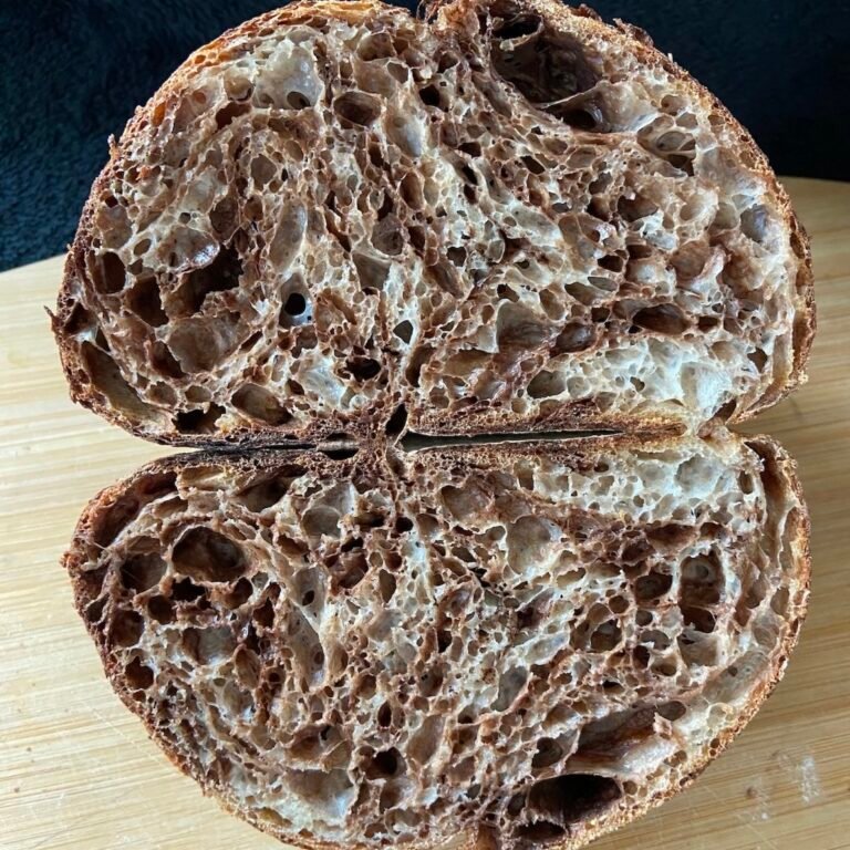 Hot cocoa sourdough bread