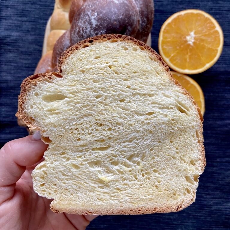 Sweet Orange Brioche Sourdough Loaf