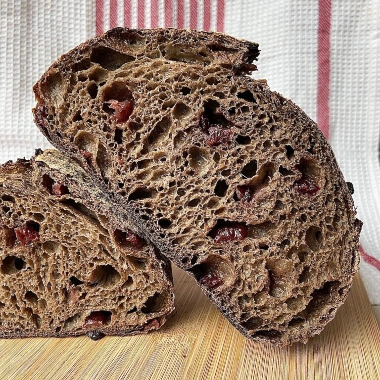 Malted Sourdough with Dried Cranberries