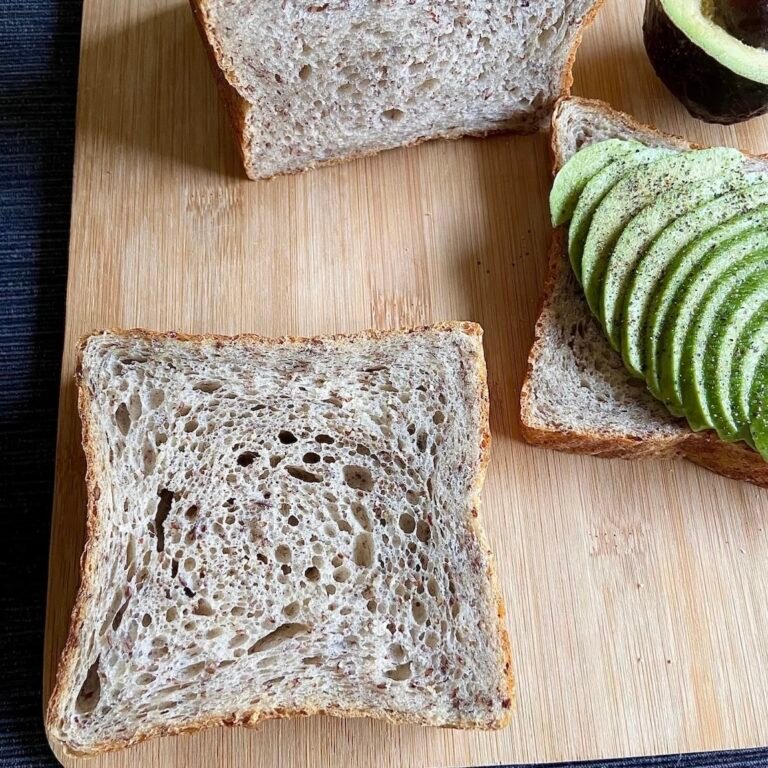 Flaxseed meal Sourdough Sandwich Bread