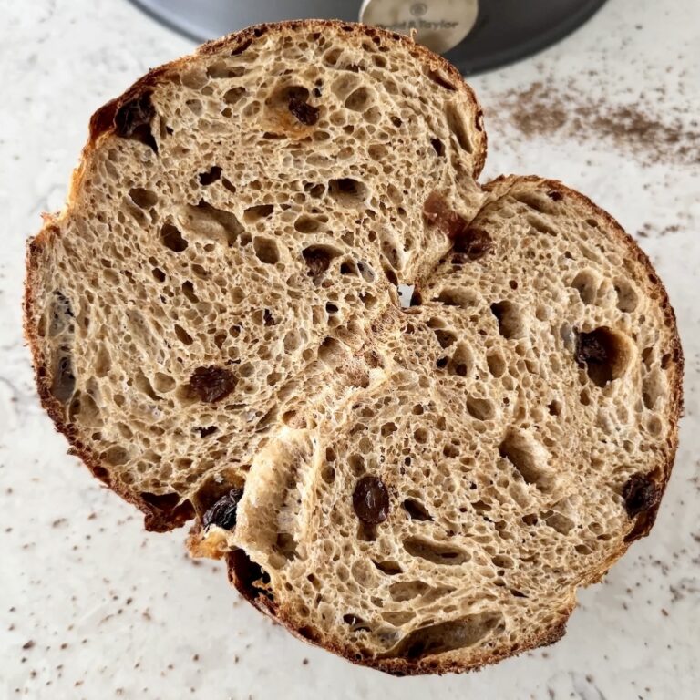 Raisin Bran Sourdough Bread