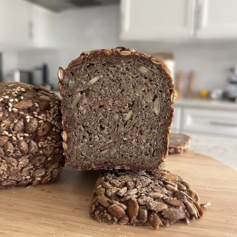 Super Seeded Dark Rye Bread