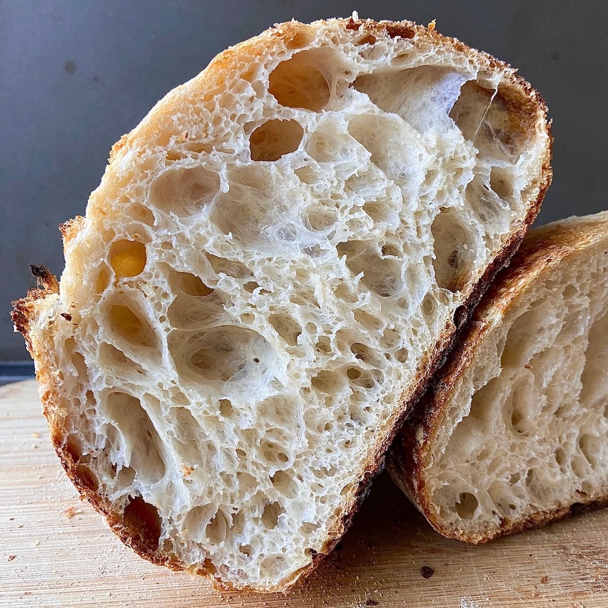 No Knead Sourdough